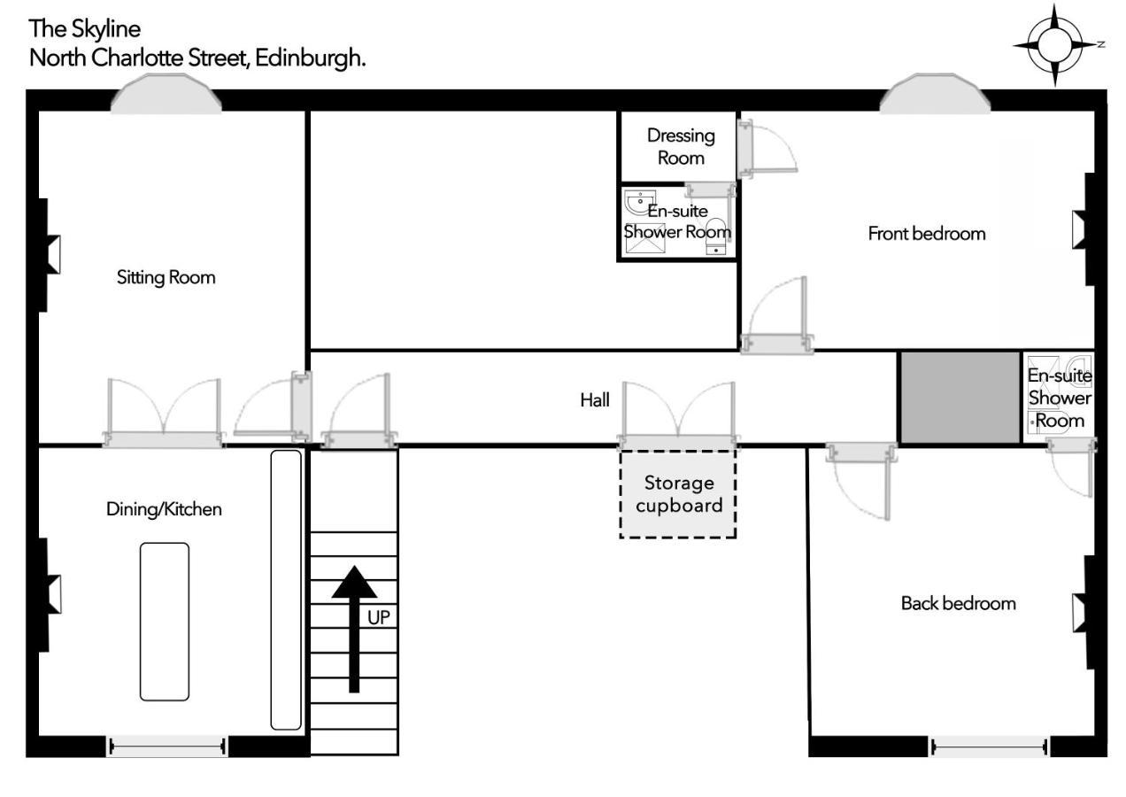 The Skyline - The Edinburgh Address Leilighet Eksteriør bilde